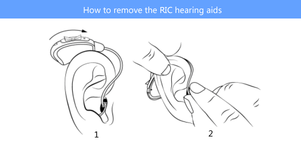 How to remove hearing aids