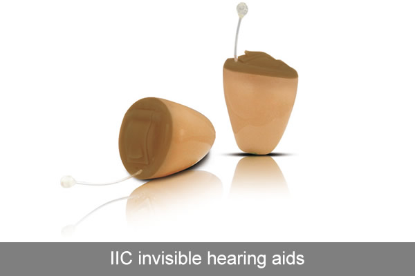 Smallest IIC invisible hearing aids
