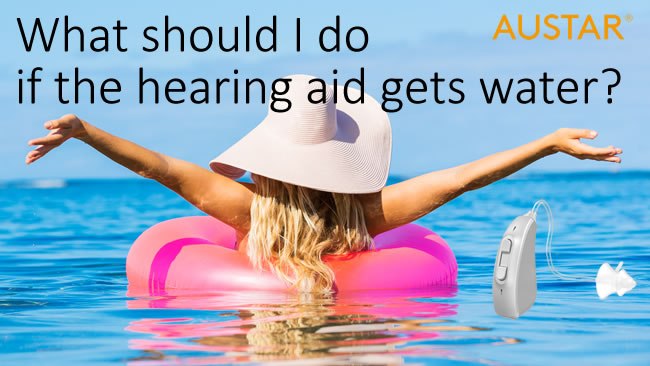 hearing aid got wet what to do