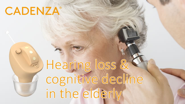 Elderly hearing loss and cognitive decline should be treated as soon as possible