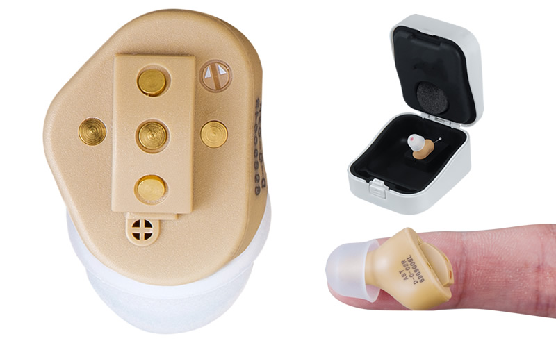 OTC analog rechargeable ITC hearing aids