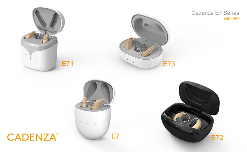 OTC rechargeable ric hearing aids with app control