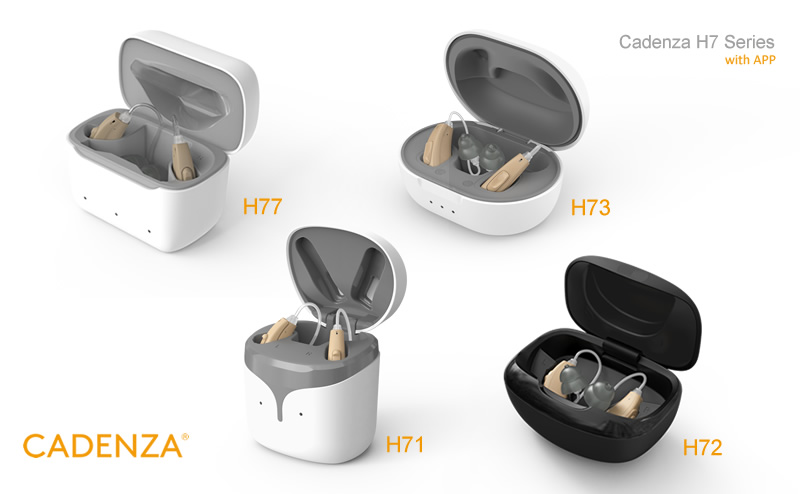 OTC rechargeable BTE hearing aids with app control