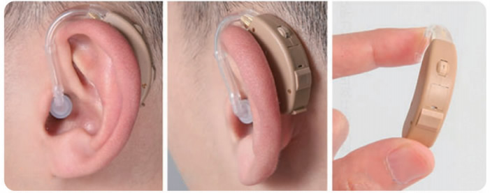 hearing aid wearing display